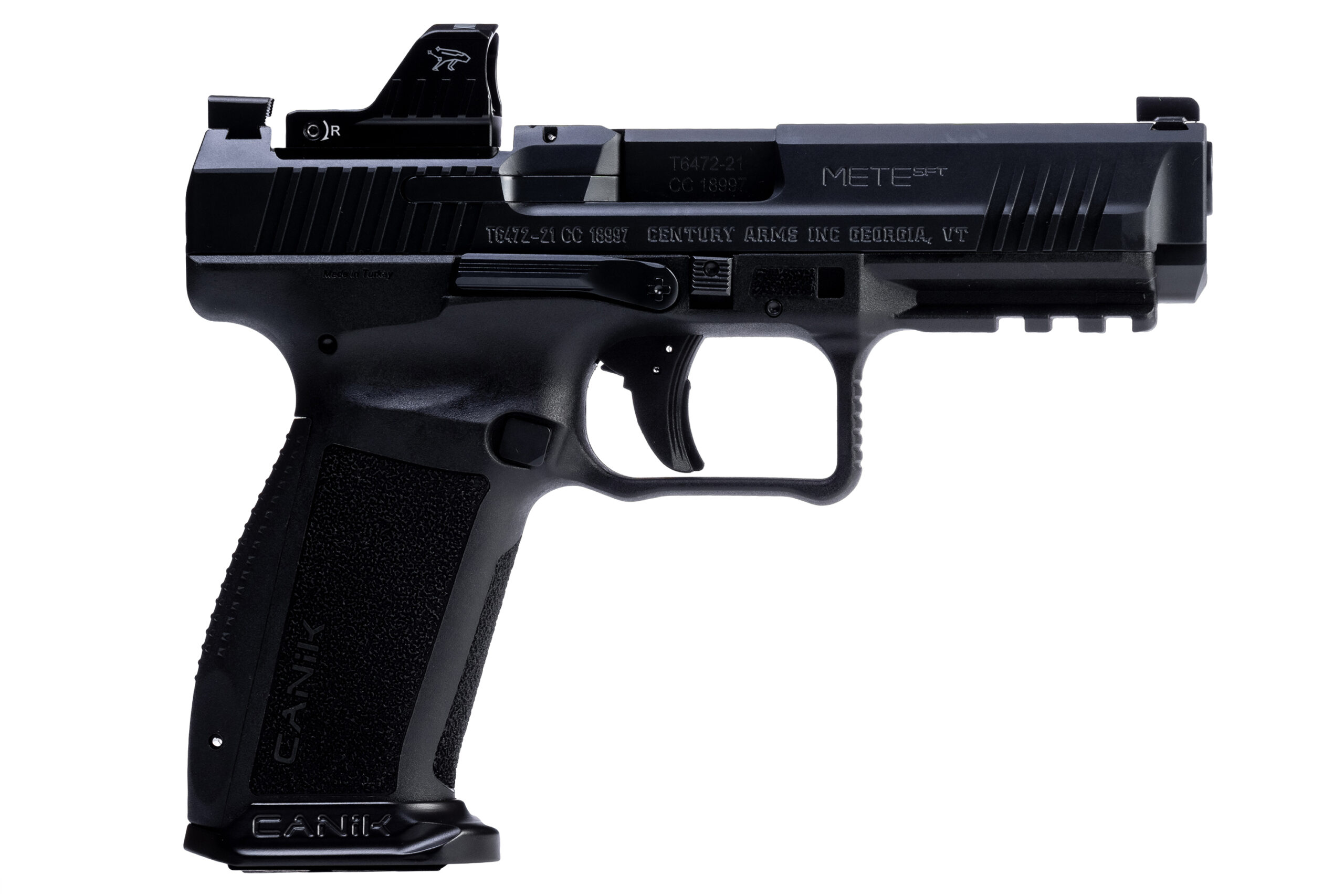 Handguns, rifles and shotguns