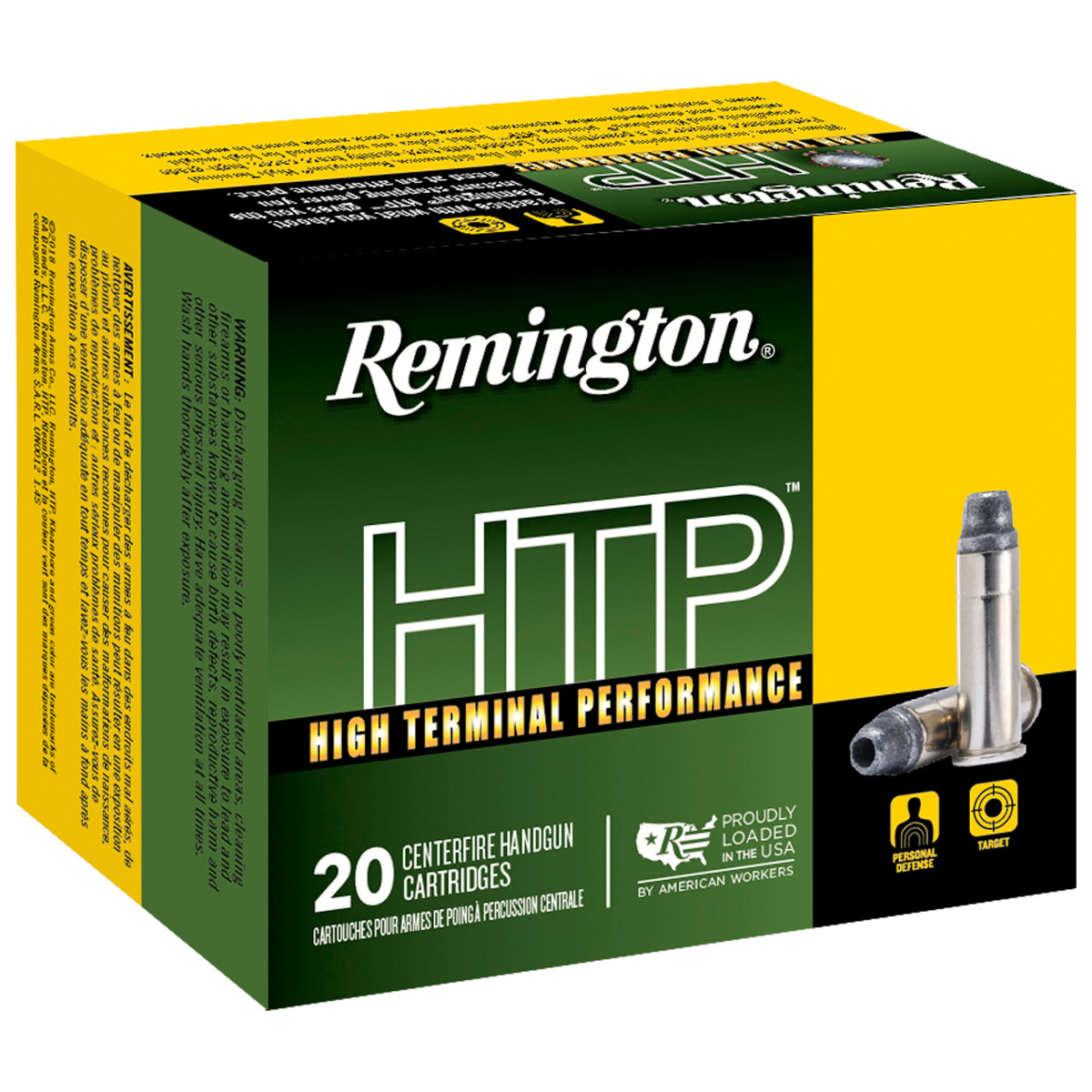 REM 38SP+P 125GR HTP SJHP 20RD