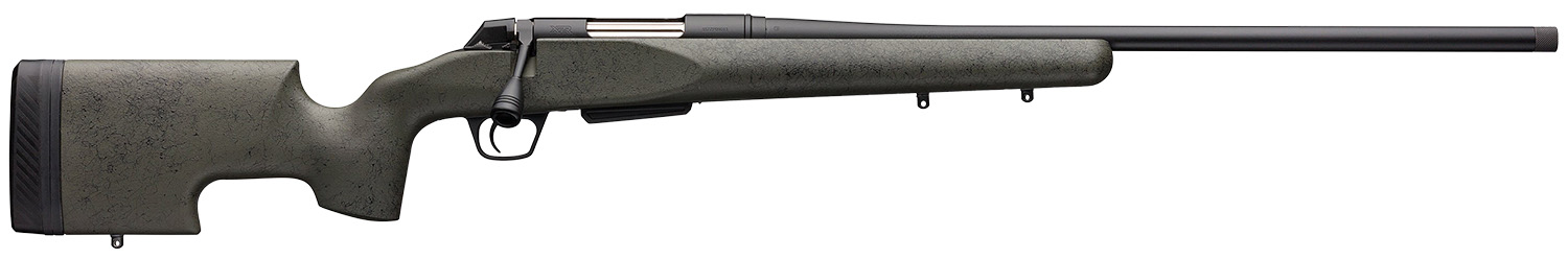 Winchester Guns 535732289 XPR SR 6.5 Creedmoor 3+1 Cap 22" TB Black Perma-Cote Rec Green with Black Webbing Grayboe Renegade Long Range Stock Right Hand with MOA Trigger System (Full Size)