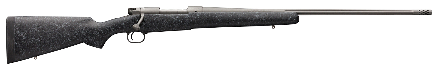 Winchester Guns 535238220 Model 70 Extreme 308 Win Caliber with 5+1 Capacity, 22" Barrel, Tungsten Gray Cerakote Metal Finish & Textured Charcoal Gray Fixed Bell & Carlson Stock Right Hand (Full Size)