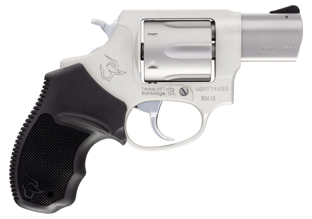 Taurus 2-85629UL 856 Ultra-Lite *CA Compliant 38 Special 6rd 2" Matte Stainless Steel Black Rubber Grip