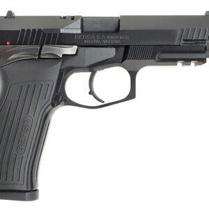 Bersa TPR9MX TPRX Full Size Frame 9mm Luger 17+1, 4.25" Black Steel Threaded Barrel, Matte Black Serrated Steel Slide & Aluminum Frame w/Picatinny Rail, Ambidextrous