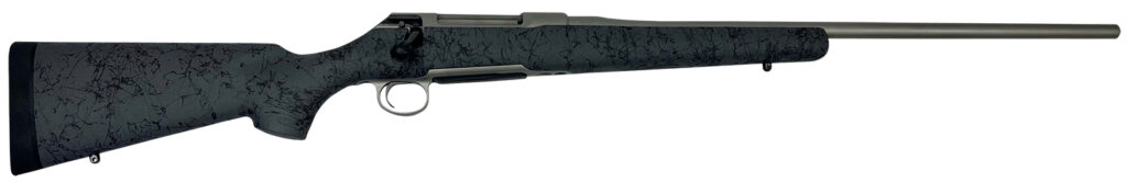 Sauer S1HSGP65C 100  6.5 PRC Caliber with 4+1 Capacity, 24" Barrel, Gray Cerakote Metal Finish & Gray Black Webbed Fixed HS Precision Stock Right Hand (Full Size)