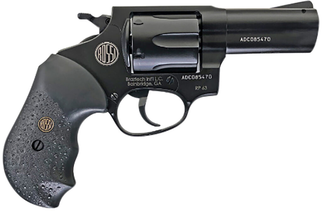 Rossi 2-RP631 RP63 Small Frame 357 Mag 6 3" Matte Matte Black Barrel, Matte Steel Frame, Black Textured Rubber Grip, Hammer Block Safety, Exposed Hammer
