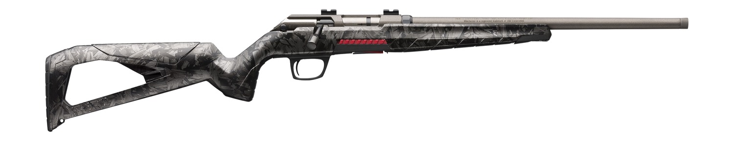 Winchester Repeating Arms 525209186 Xpert SR Full Size 17 WSM 8+1 16.50" Gray Perma-Cote Threaded Sporter Barrel, Drilled & Tapped Receiver, Picatinny Rail Forend, Carbon Gray Hydrographic Adj Cheek P