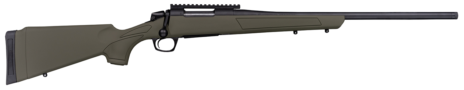 CVA CR3906G Cascade 7mm-08 Rem 4+1 22" Black Cerakote Steel Threaded Barrel, Black Cerakote Receiver, OD Green Synthetic Stock