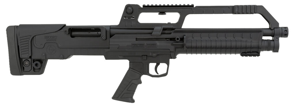 Escort HEBA20180001 BullTac SA 20 Gauge Semi-Auto 3" 5+1 18" Black Stainless Steel Barrel, Black Aluminum/Polymer Receiver w/Picatinny Rail, Black Bullpup Synthetic Stock, Black Grip
