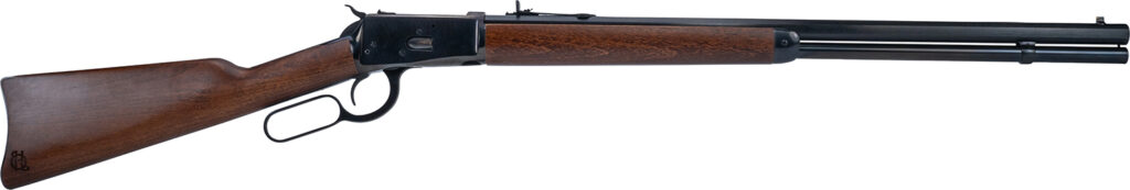 Heritage Mfg H9204424F1 92 Ranch Hand 44 Mag 12rd 24" Black Polished Octagon Barrel, Black Polished Alloy Steel Receiver,Fixed Hardwood Stock