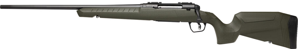 Savage Arms 32072 Axis 2  22-250 Rem 4+1 22" Matte Black Sporter Barrel, Matte Black Drilled & Tapped Steel Receiver, Fixed Green Synthetic Stock, Left Hand