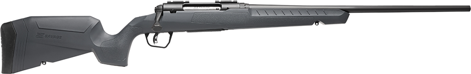 Savage Arms 32126 Axis 2 Compact 400 Legend 4+1 20" Matte Black Heavy Sporter Barrel, Matte Black Drilled & Tapped Carbon Steel Receiver, Fixed Gray Synthetic Stock, Left Hand