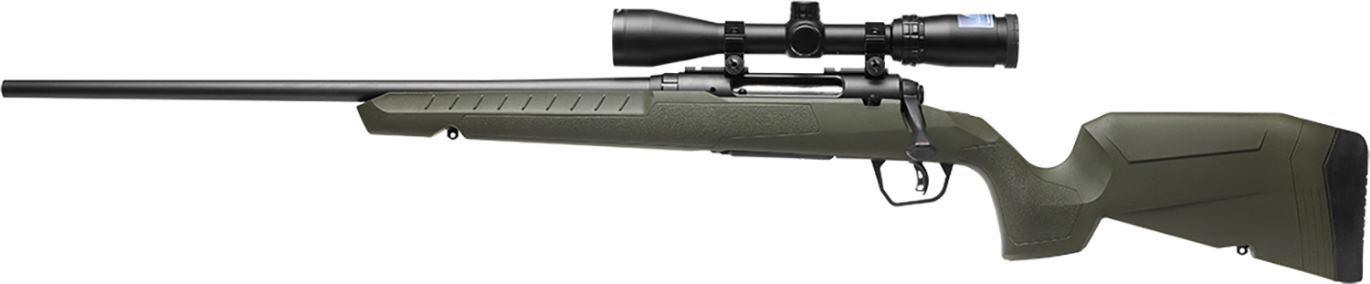 Savage Arms 32182 Axis 2 XP Combo Full Size 223 Rem 4+1 22" Black Sporter Barrel, Black Carbon Steel Receiver Drilled & Tapped, OD Green Fixed Synthetic Stock, Weaver 3-9x40mm Scope, Left Hand