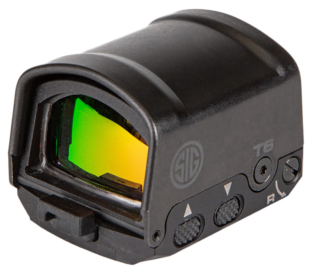 Sig Sauer Electro-Optics SOR21601 Romeo2 Black Anodized 1x30mm 6 MOA Red Dot Reticle, Fits Sig Sauer Pistols (PRO RX Footprint) Features Large Shroud