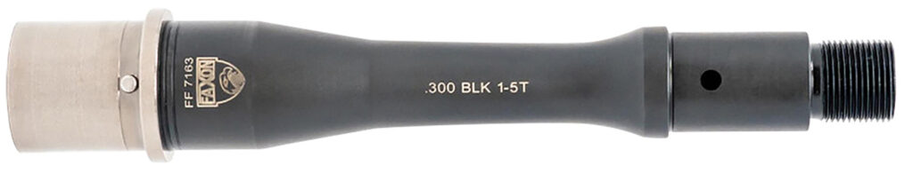 Faxon Firearms Match 300 BLK 6" Nitride 416-R Stainless QPQ Nitride Barrel