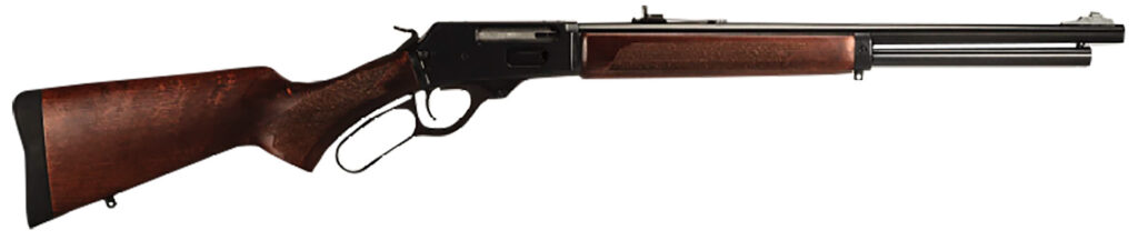 Rossi 95360B201 R95  360 Buckhammer 5+1 20" Black Oxide Alloy Steel Barrel, Black Oxide Alloy Steel Receiver, Fixed Hardwood Stock