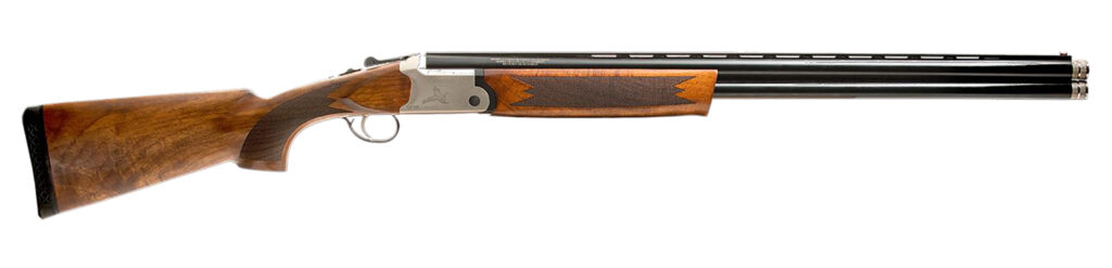 Gforce Arms GF541028 GF5 Filthy Pheasant Full Size 410 Gauge Break Open 3" 2rd 28" Black Over/Under Vent Rib Barrel, Nickel Plated Aluminum Receiver, Fixed Turkish Walnut Stock, 5 Chokes