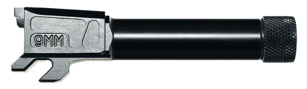 Faxon Firearms M&PA910NSNOQ-T Duty Series 9mm Luger Threaded Black Nitride Steel, Fits M&P Shield 3.1"