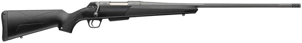Winchester Repeating Arms 535801294 XPR Extreme 6.5 PRC 3+1 24" Tungsten Cerakote Fluted Threaded Barrel & Drilled & Tapped Steel Receiver, Fixed Black Synthetic Stock