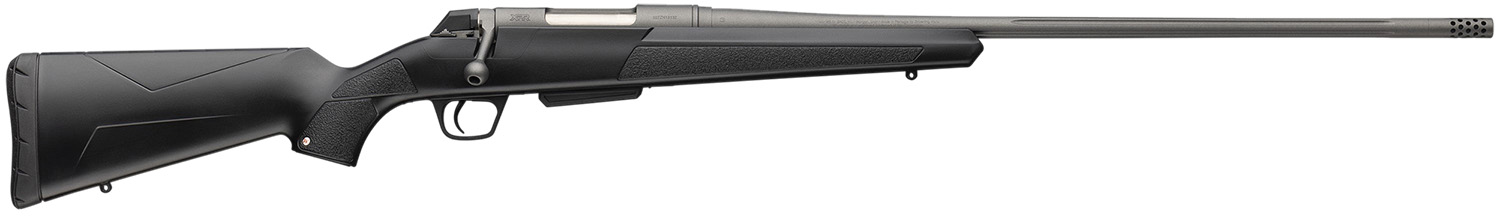Winchester Repeating Arms 535801299 XPR Extreme 6.8 Western 3+1 Tungsten Cerakote Fluted Threaded Barrel & Drilled & Tapped Steel Receiver, Fixed Black Synthetic Stock