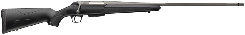 Winchester Repeating Arms 535801228 XPR Extreme 30-06 Springfield 3+1 24" Tungsten Cerakote Fluted Threaded Barrel & Drilled & Tapped Steel Receiver, Fixed Black Synthetic Stock
