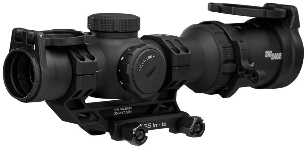 Sig Sauer Electro-Optics SOTMC61000 Tango-MSR Black 1-6x24mm, 30mm Tube Illuminated BDC Reticle