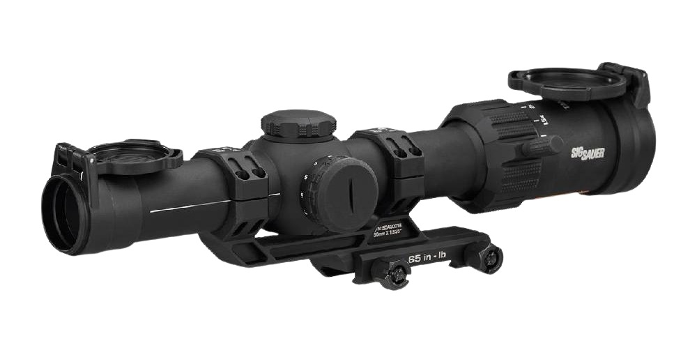Sig Sauer Electro-Optics SOTM61003 Tango-MSR Black 1-6x24mm, 30mm Tube Illuminated Hellfire Reticle
