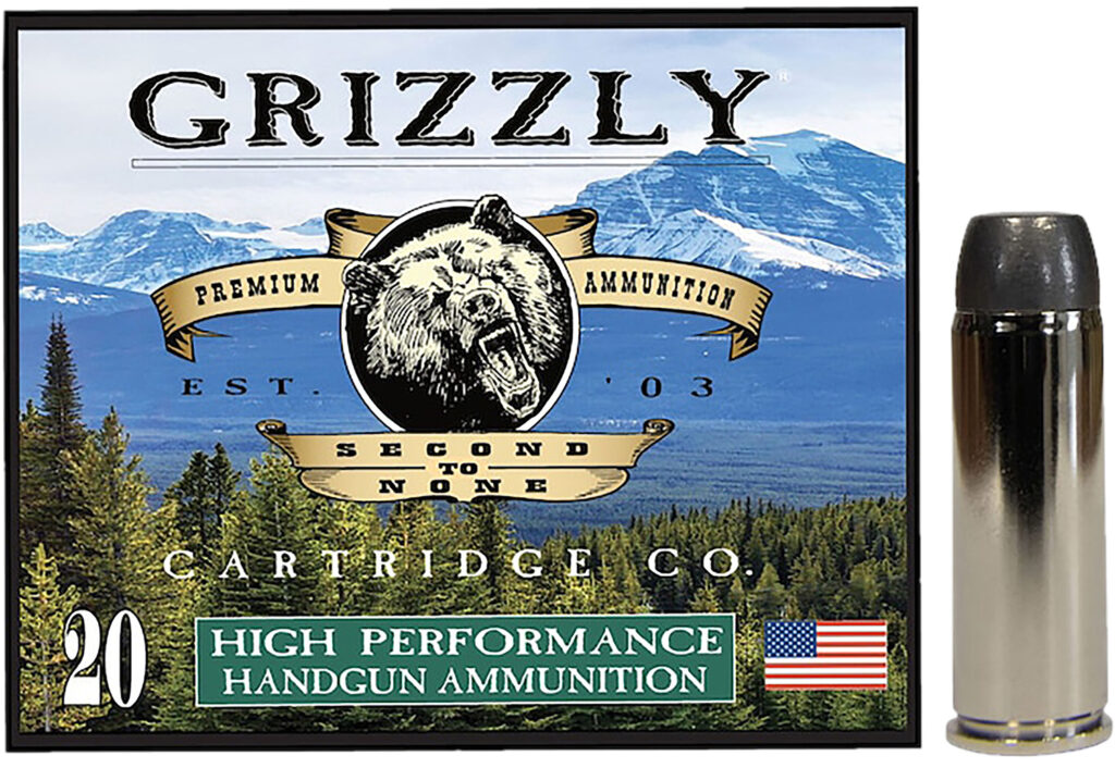 Grizzly Ammo GC45C4   45Colt 265gr Wide Flat Nose Gas Check 20 Per Box/10 Case