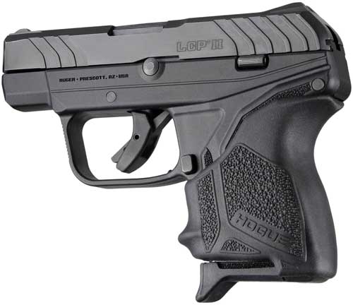 HOGUE HANDALL BEAVER TAIL GRIP - SLEEVE RUGER LCP II BLACK