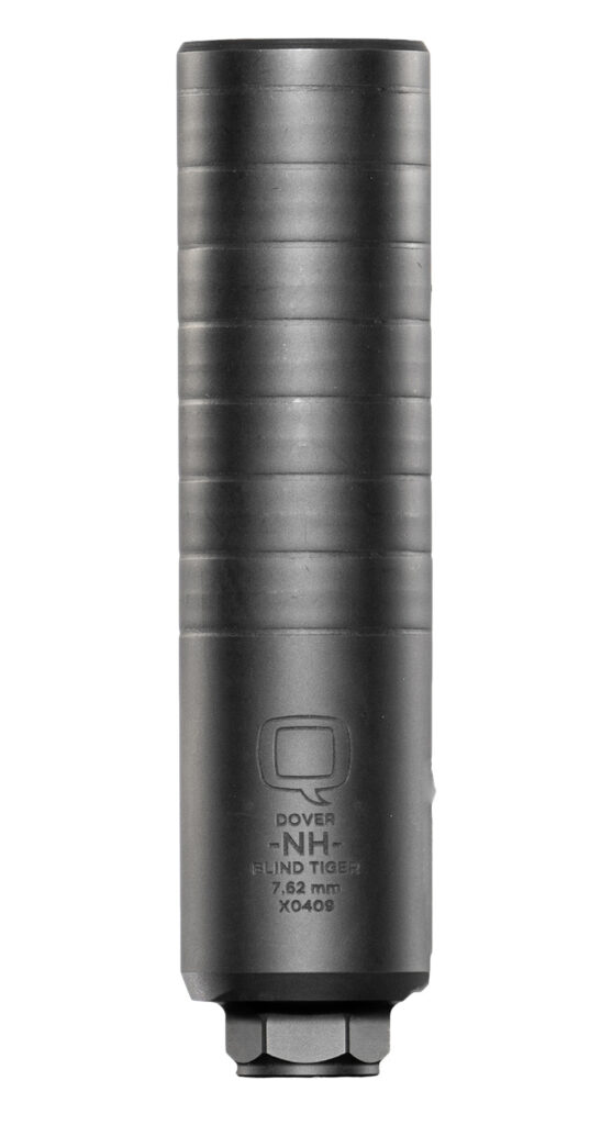 Q LLC SILBTQUICKIE762 Blind Tiger  7.62mm 1.75" Stainless Steel