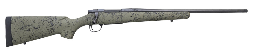 Howa HHSSL708ODG 1500 Superlite Gen2 Full Size 7mm-08 Rem 3+1 20" Black Threaded Barrel, Matte Blue Steel Drilled & Tapped Receiver, OD Green w/Black Webbing HS Precision Synthetic Stock, Right Hand
