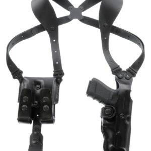 Galco VHS4212RB VHS 4.0 Shoulder System Black Leather Fits 1911 Fits 5" Barrel Ambidextrous