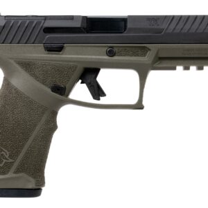 Taurus  TX 9  Full Size 9mm Luger 17+1 4.50" Black Barrel, OD Green Alloy Steel Optic Ready/Serrated Slide, Black Stainless Steel Frame w/Picatinny Rail, Interchangeable Backstrap Grip