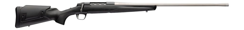 Browning 036118282 X-Bolt 2 Western Hunter Special Full Size 6.5 Creedmoor 4+1 22" Matte Stainless Threaded Barrel, Matte Stainless Steel Drilled & Tapped Receiver, Black Adj Comb Synthetic, Stock Rig