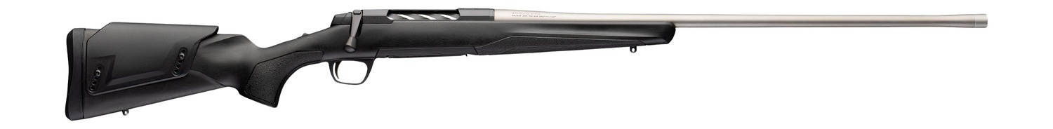 Browning 036118282 X-Bolt 2 Western Hunter Special Full Size 6.5 Creedmoor 4+1 22" Matte Stainless Threaded Barrel, Matte Stainless Steel Drilled & Tapped Receiver, Black Adj Comb Synthetic, Stock Rig