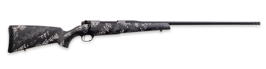Weatherby MBT20N338WR6B Mark V Backcountry 2.0 Ti Full Size 338 WBY RPM 4+1 24" + 2" Graphite Black Cerakote Fluted Threaded Barrel, Titanium Drilled & Tapped Receiver, Fixed Peak 44 Blacktooth Carbon