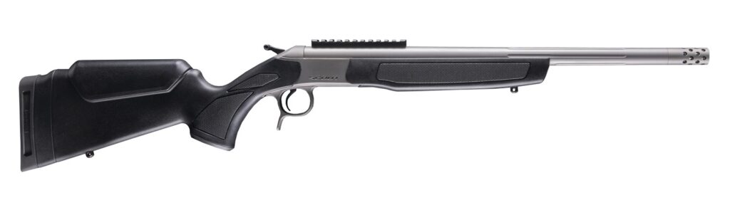 CVA CR4437S Cascade Takedown 308 Win 1rd 20" Matte Stainless Steel Threaded Barrel & Receiver w/Picatinny Rail, Black Synthetic Stock