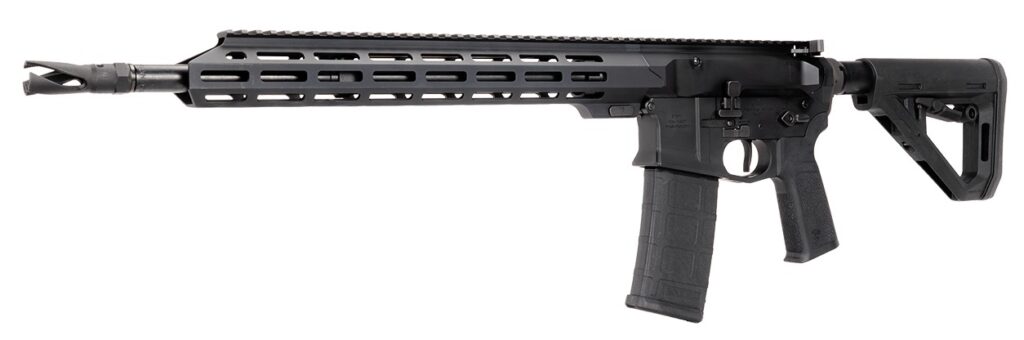 US Palm RI00010001AAN Cat4 Storm 5.56 NATO 30+1 16" Black Threaded Barrel, Matte Black Receiver w/Picatinny Rail, M-LOK Handguard, Adjustable Black Polymer Stock, Reduced Angle Grip, Ambidextrous
