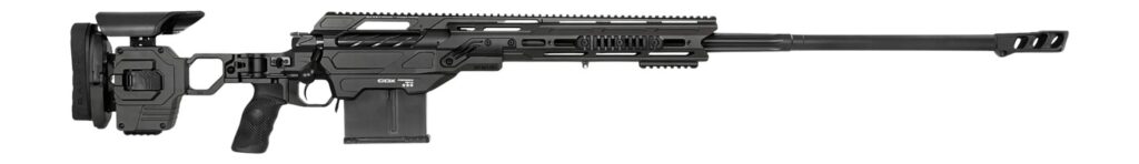 Cadex Inc CDX40DUAL37532BR40I2L4 CDX-40 SHDW 375 EnABELR 7+1 32" Black DLC Match Grade Threaded Barrel, Black DLC Aluminum Receiver w/Picatinny Rail, Adjustable Folding Black Buttstock, Black Polymer