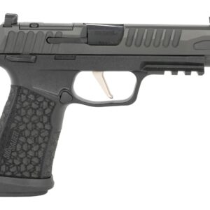 Sig Sauer 365XF9BFOMS P365 Fuse Compact 9mm Luger 17+1 4.30" Black DLC Barrel, Black Nitron Stainless Steel Optic Ready/Serrated Slide, Black Stainless Steel Frame w/Picatinny Rail, Black LXG Grip