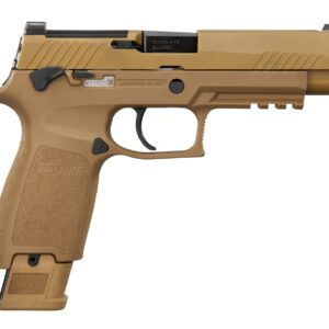 Sig Sauer M179CSSMSMA M17 *MA Compliant Full Size 9mm Luger 10+1 4.70" Coyote PVD Stainless Steel Optic Ready/Serrated Slide, Coyote PVD w/Black Controls Stainless Steel Frame w/Picatinny Rail, Textur