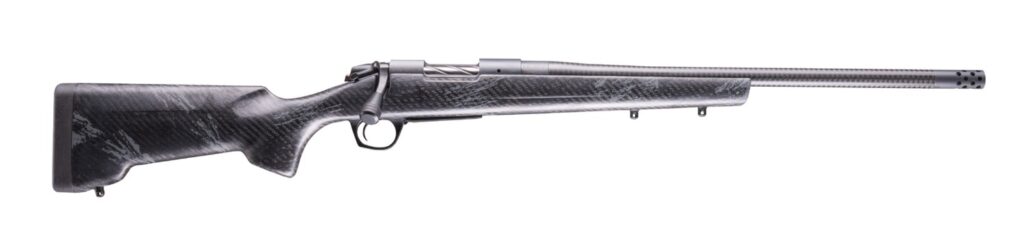 Bergara Rifles B14S1214CF B-14 Cima CF 22 Creedmoor 4+1 20" Carbon Fiber CURE Threaded Barrel, Sniper Gray Cerakote Steel Drilled & Tapped Receiver, Carbon Fiber w/Black & Gray Sponge Accents RTM Spor