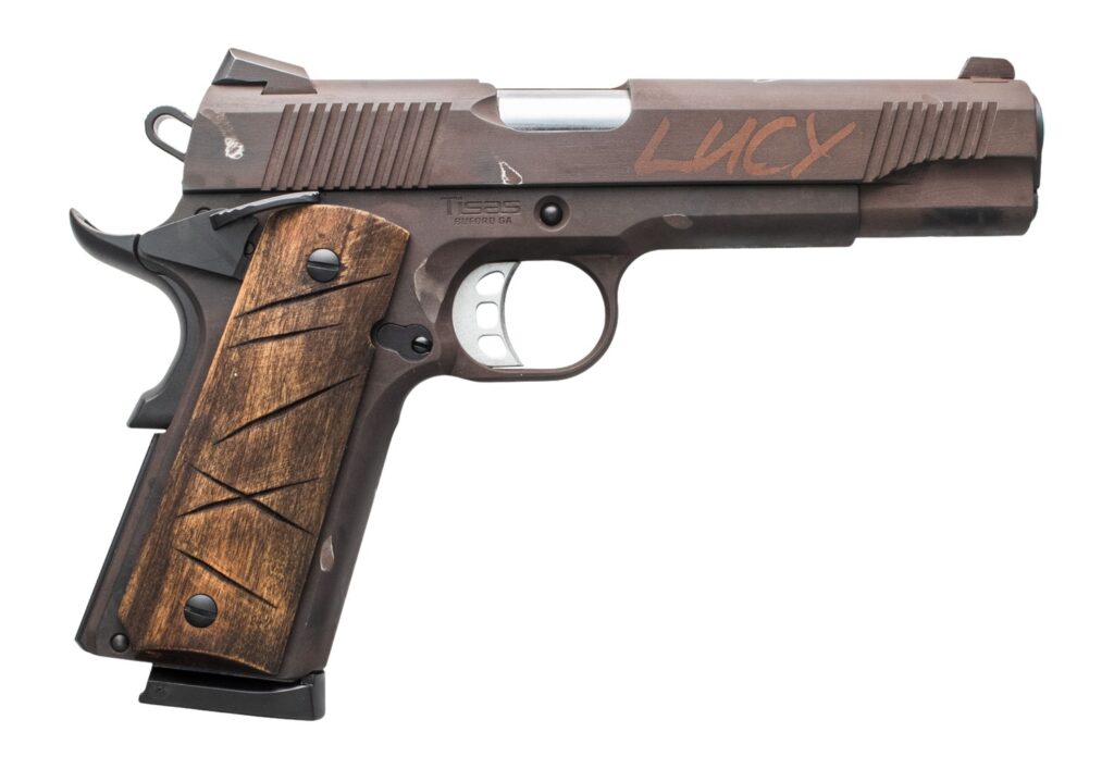 Tisas Arms 10100528AA5 1911 Duty Sports South Exclusive 45 ACP 8+1 5" Stainless Steel Slide & Frame w/Picatinny Rail