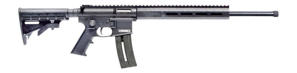 Mountain Billy Gun Lab MBGL-GOAT15-TB-1-HC Goat-15 Helium 22 LR 10+1 16" Black Threaded Barrel, Black Polymer Receiver w/Picatinny Rail, M-LOK Handguard, Black Adj 7 Position Polymer Buttstock, Black