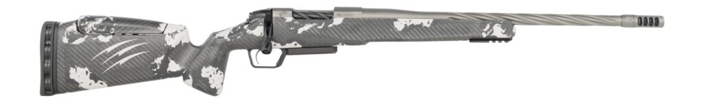 Fierce Firearms RIVSSX25CM22GP Twisted Rival XP 2.0 25 Creedmoor 3+1 22" Glacier Cerakote Spiral Fluted Threaded Barrel, Stainless Steel Drilled & Tapped Receiver, Arca Rail Forend, Phantom Camo Push