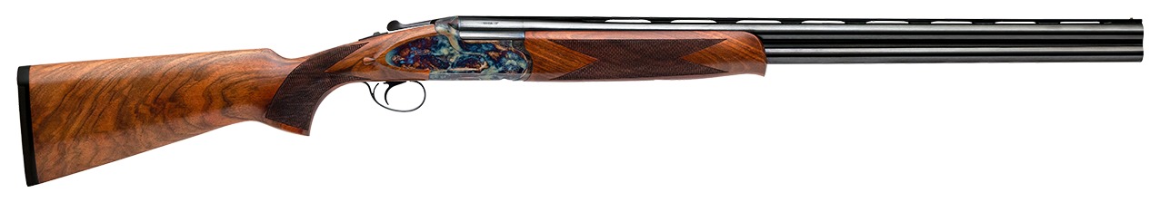 Dickinson LLC Plantation 410 Gauge Break Open 2rd 28" Vent Rib Over/Under Barrel, Case Hardened Moly-Chrome Steel Receiver, Oiled Turkish Walnut Stock