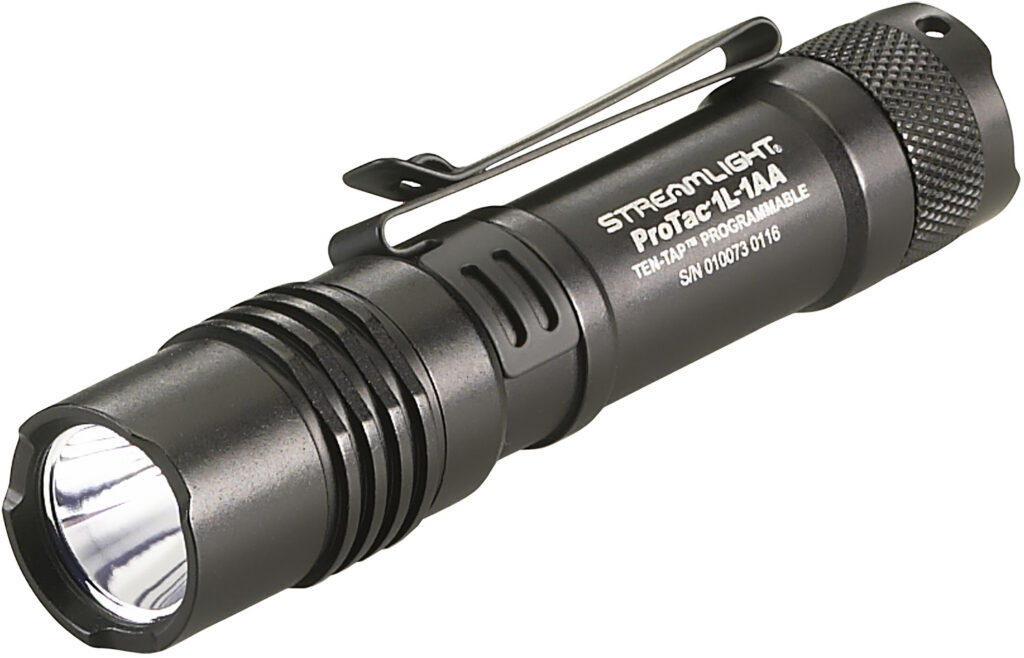 Streamlight 88061 ProTac 1L-1AA Everyday Carry Flashlight  Black Anodized 40/150/350 Lumens White C4 LED
