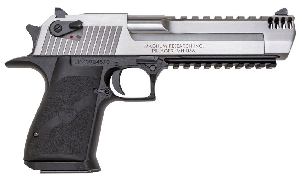 Magnum Research DE357ASIMB Desert Eagle Mark XIX L6 357 Mag 6" 9+1 Black Hardcoat Anodized Aluminum Frame Stainless Steel Slide Black Polymer Grip
