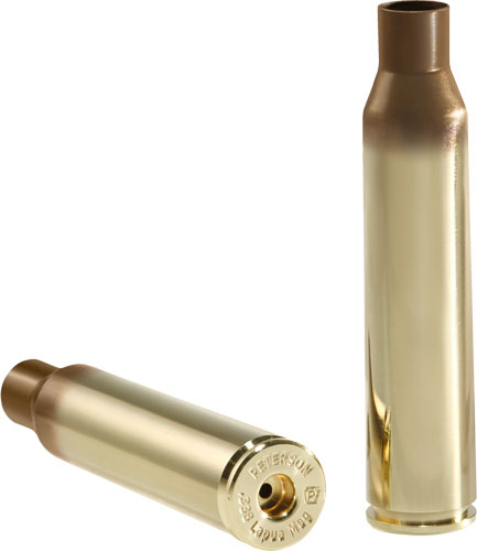 PETERSON UNPRIMED CASES - 338 LAPUA 50PACK 10BX/CS