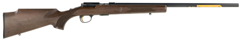 Browning 025176270 T-Bolt Target/Varmint 17 HMR 10+1 22" Heavy Target Barrel, Polished Blued Steel Receiver, Satin Black Walnut Stock With Monte Carlo Comb, Optics Ready