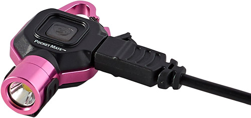 STREAMLIGHT POCKET MATE USB - EDC LIGHT W/POCKET CLIP PINK - Image 3