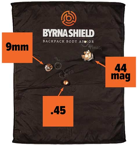 BYRNA SHIELD FLEXIBLE LEVEL - IIIA BACKPACK INSERT 10"X12"